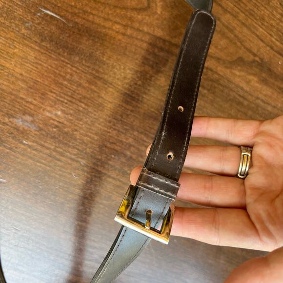 Vintage Liz Claiborne - classic woven cream leather foldover shoulder bag purse - Picture 14 of 16